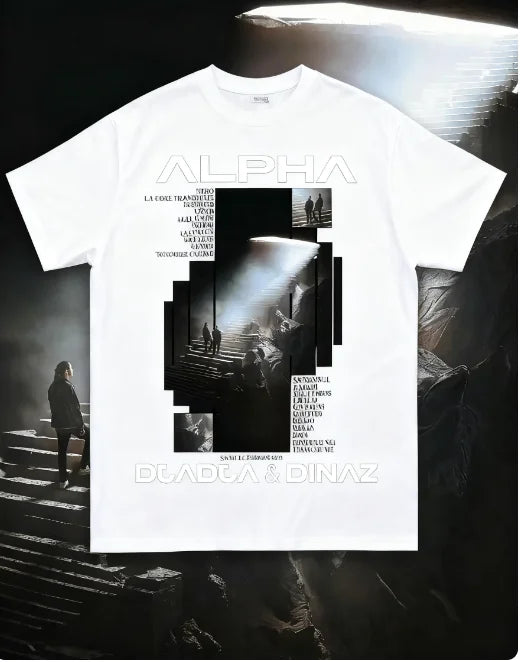Short-sleeved crew-neck cotton T-shirt