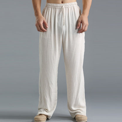 Pants casual Cotton and linen