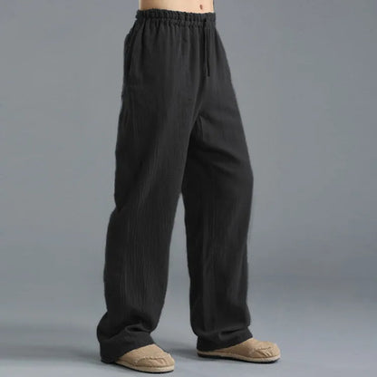 Pants casual Cotton and linen