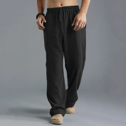 Pants casual Cotton and linen