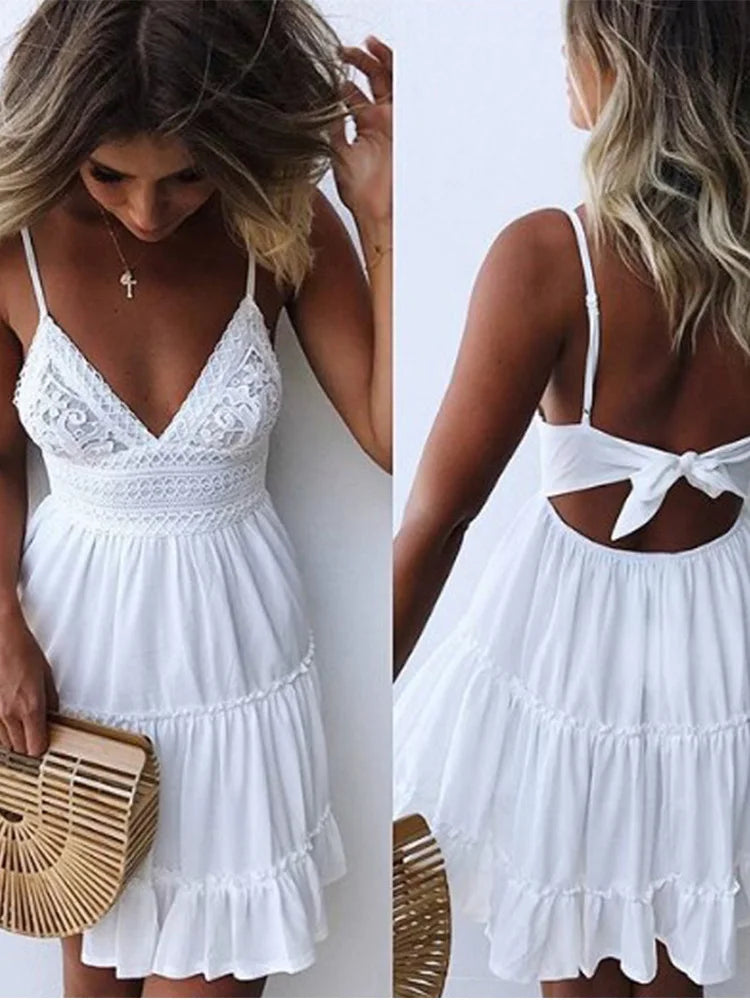 White summer dress