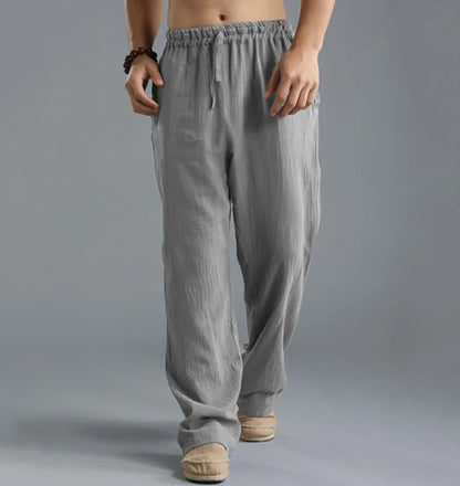 Pants casual Cotton and linen