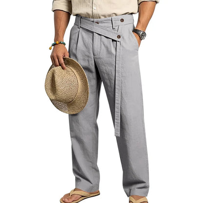 Linen Trousers, Naples Italian Style