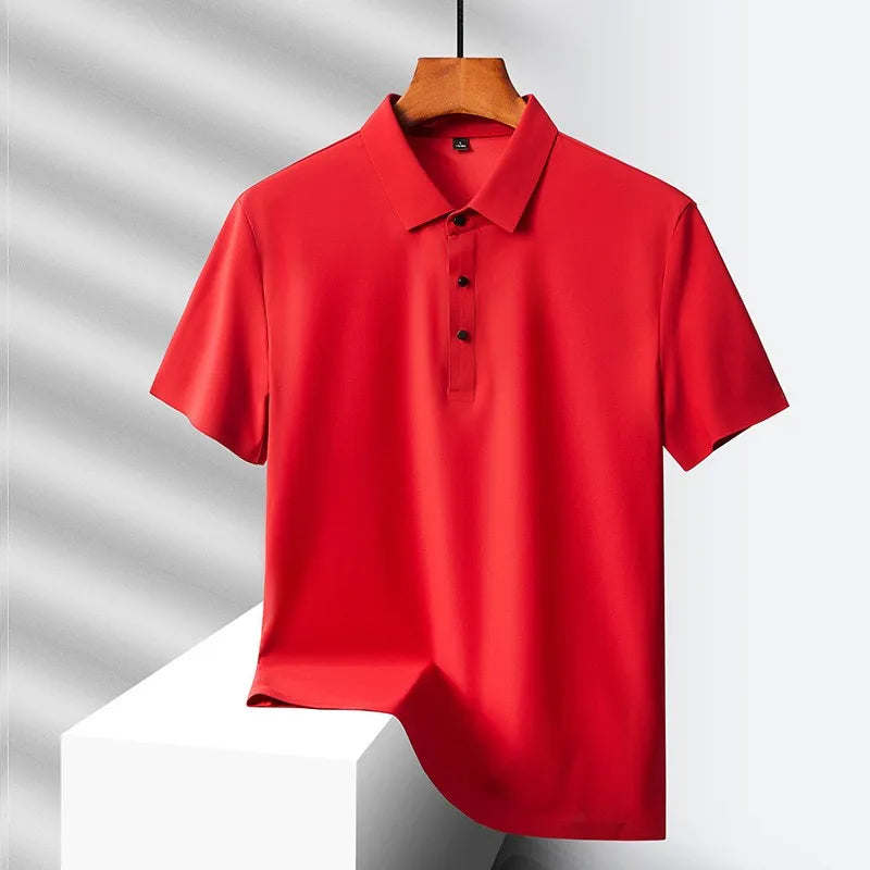 Men's 2025 White Casual Polo Shirt