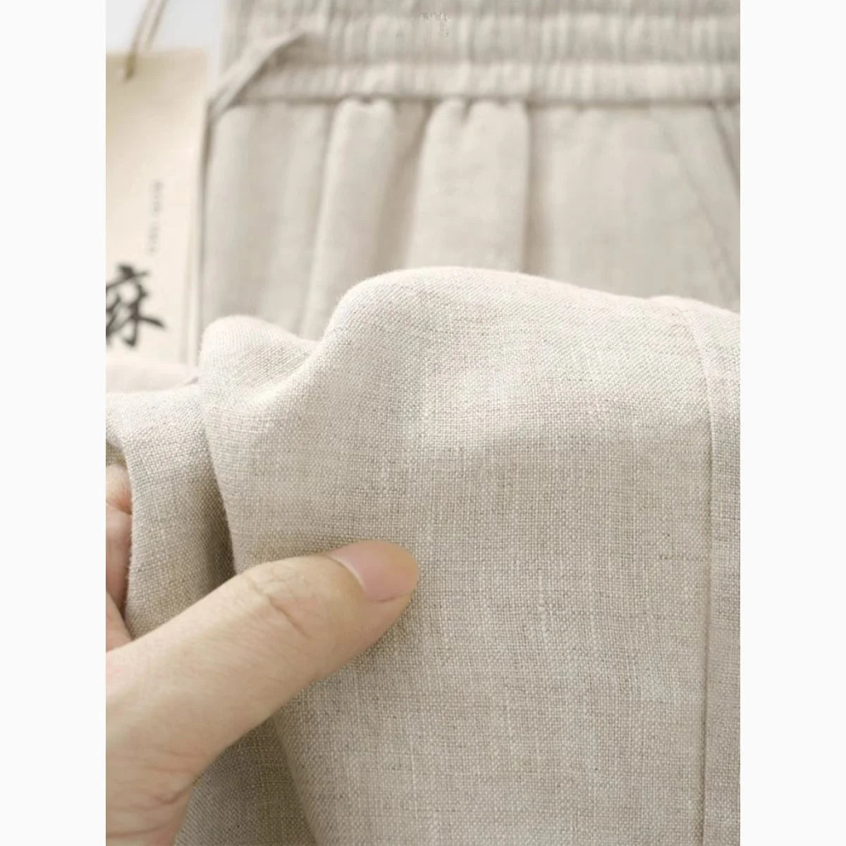 Chino-Style Linen Pants