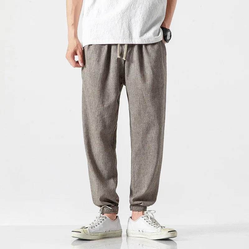 Casual Cotton Linen Harem Pants