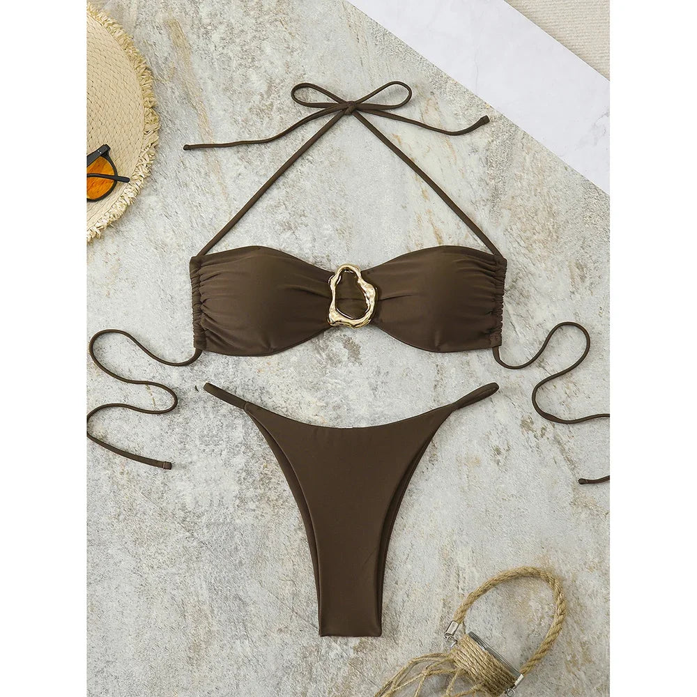 Santorini sexy bikini vacation