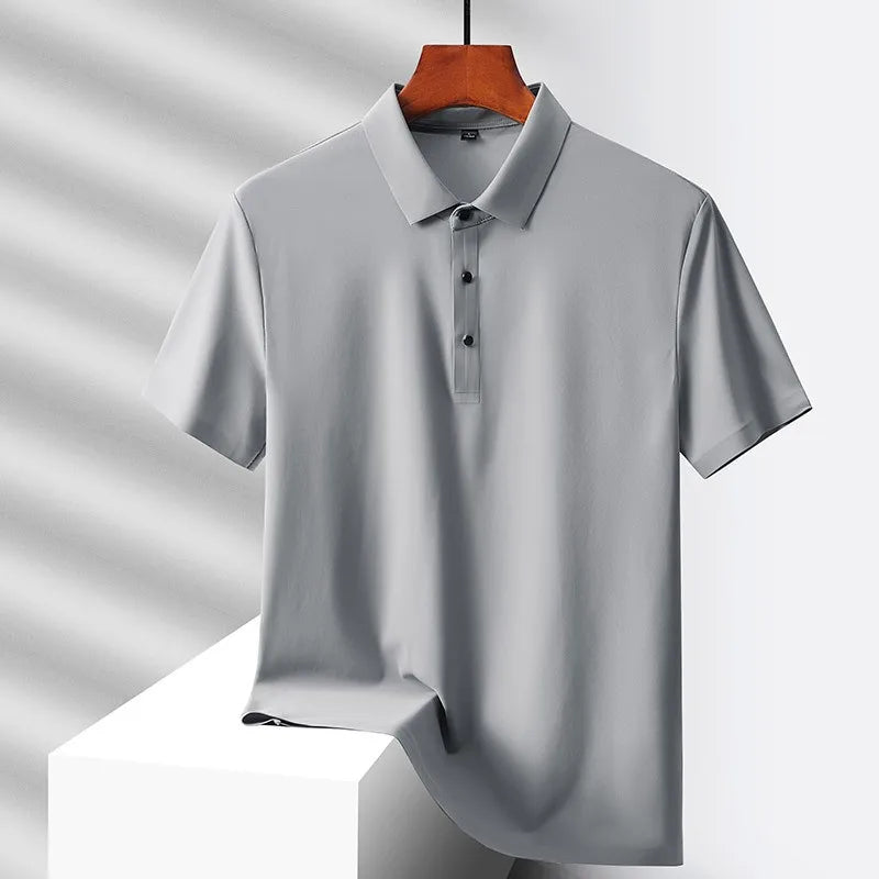 Men's 2025 White Casual Polo Shirt