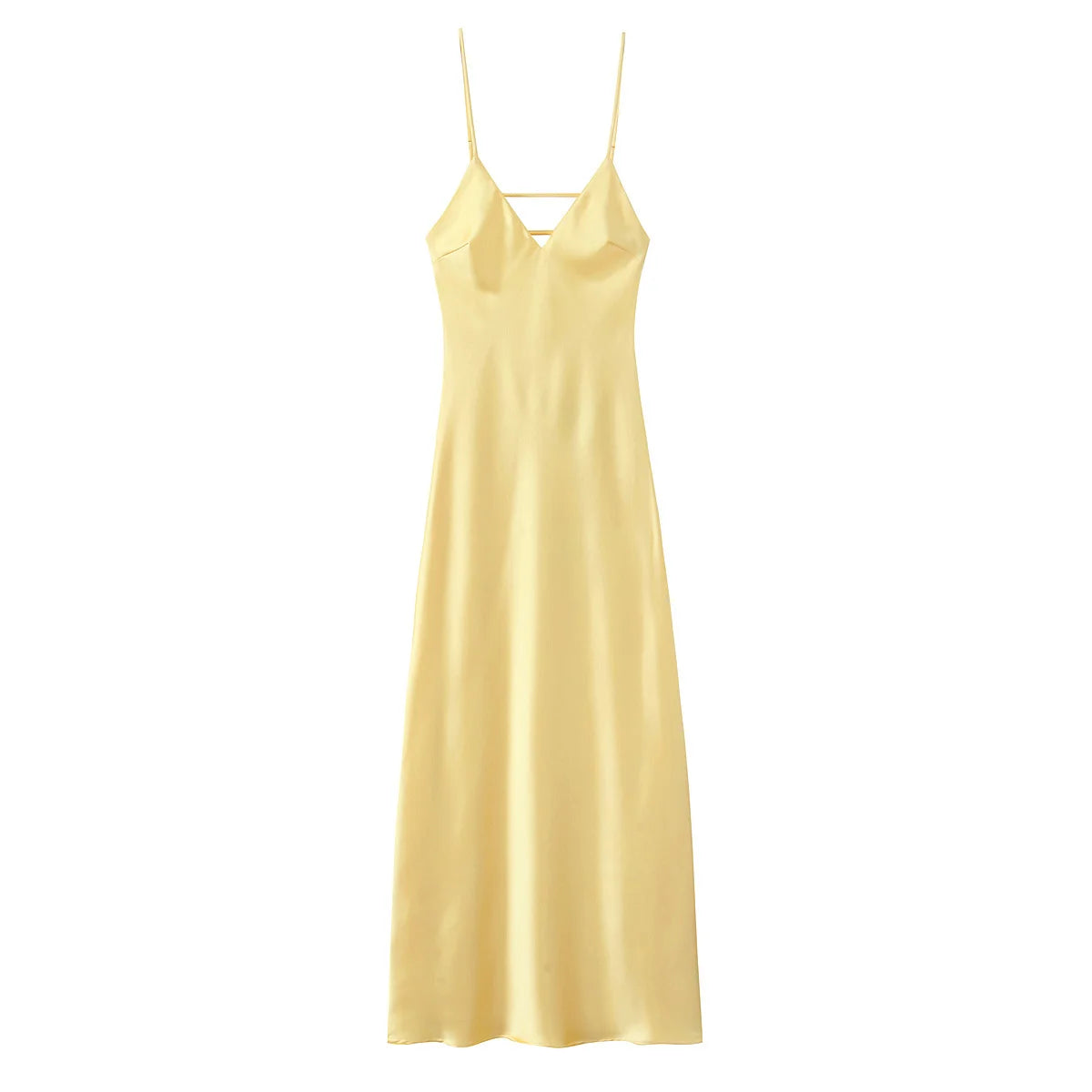 Elegant sexy satin dress