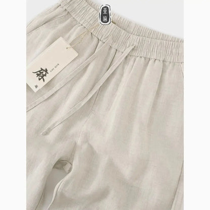 Chino-Style Linen Pants