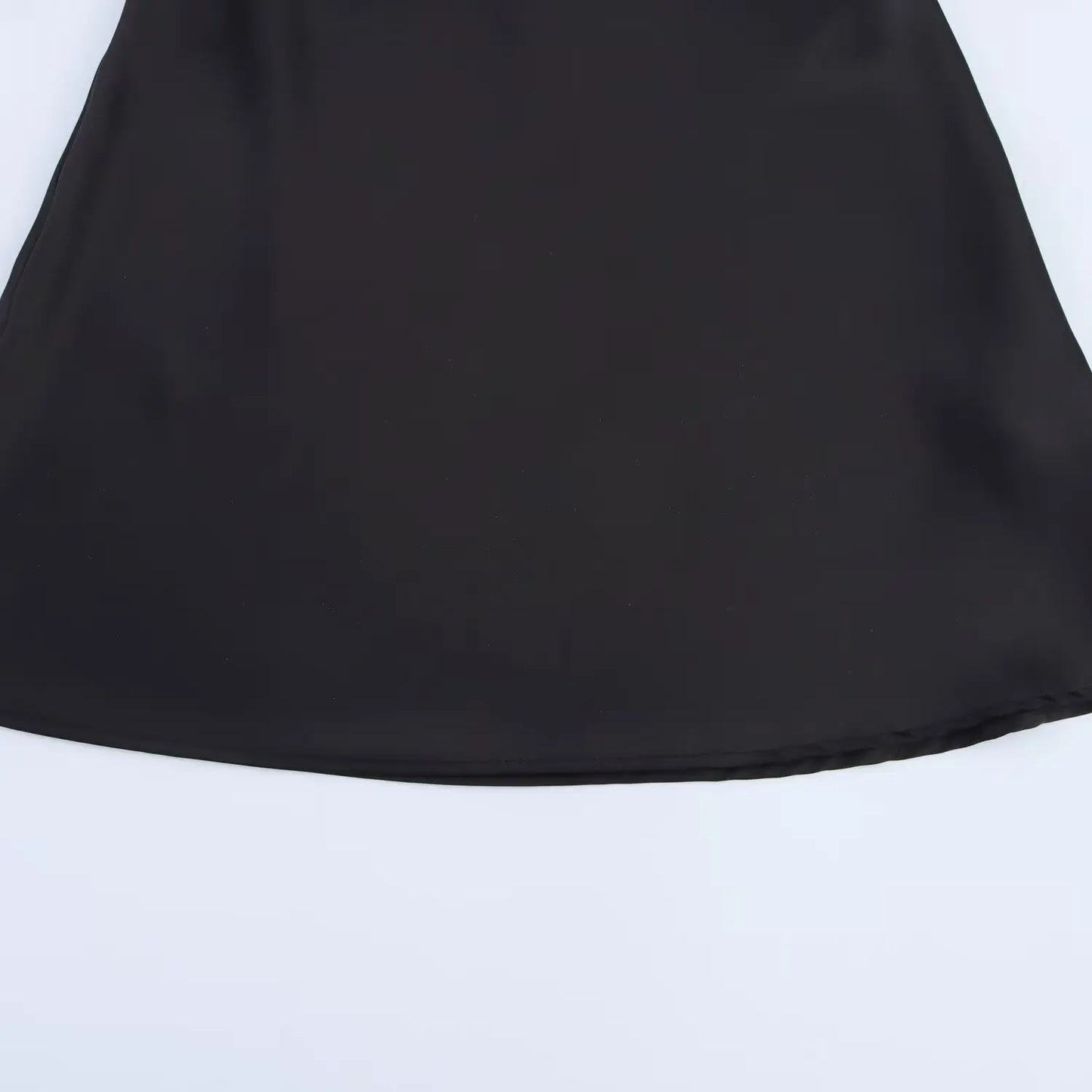 satin textured dress