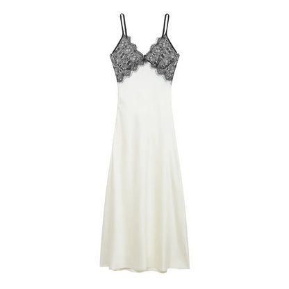 Patchwork cami dress