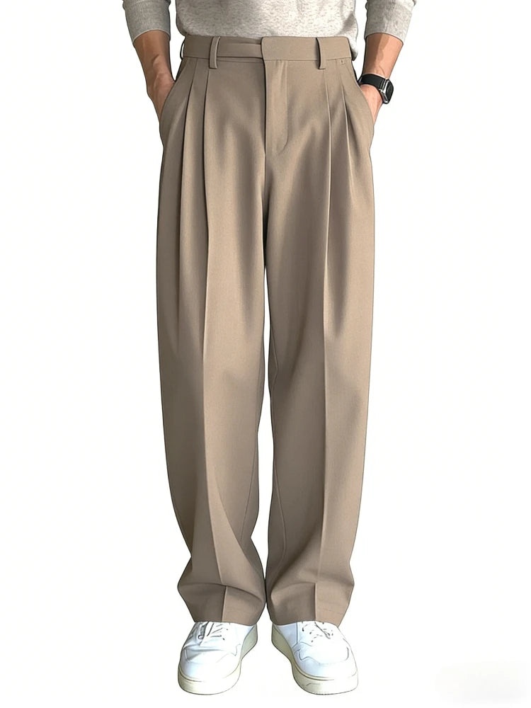 Pantalones Holgados de Corte Recto