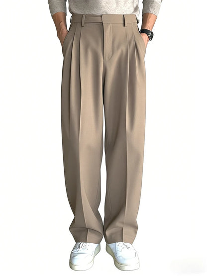 Pantalones Holgados de Corte Recto