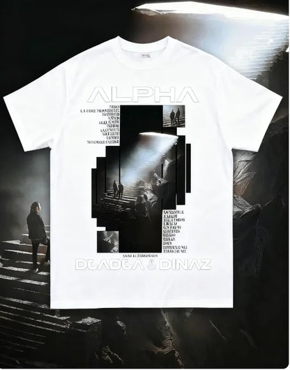 Short-sleeved crew-neck cotton T-shirt