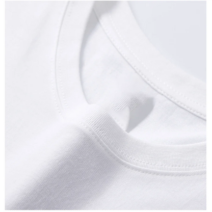 Men's casual printed T-shirt, made of 100% cotton