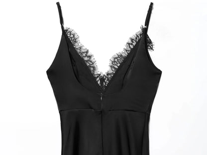 Stylish and sexy fashionable slip dress