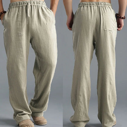Pants casual Cotton and linen