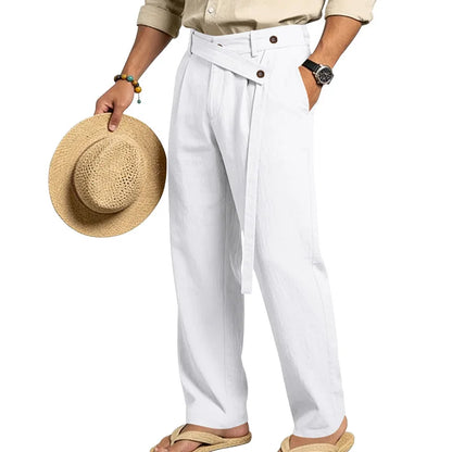 Linen Trousers, Naples Italian Style