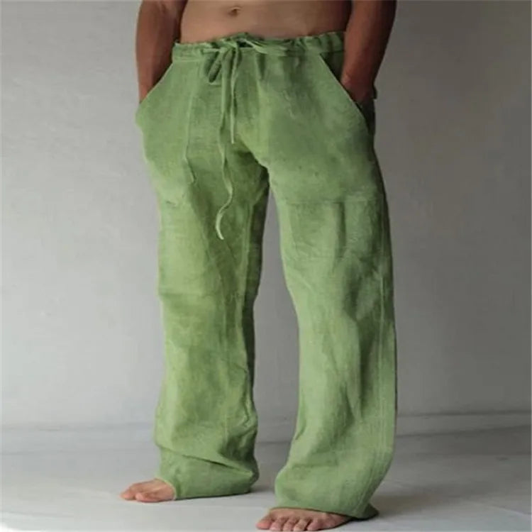 Linen trousers cotton and linen