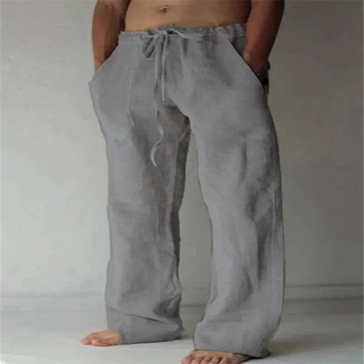 Linen trousers cotton and linen