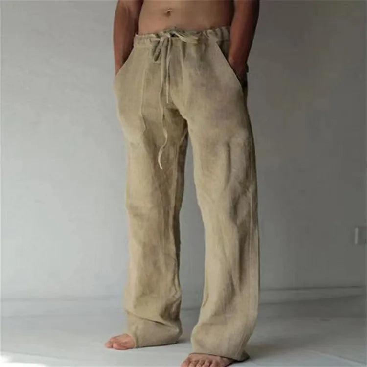 Linen trousers cotton and linen