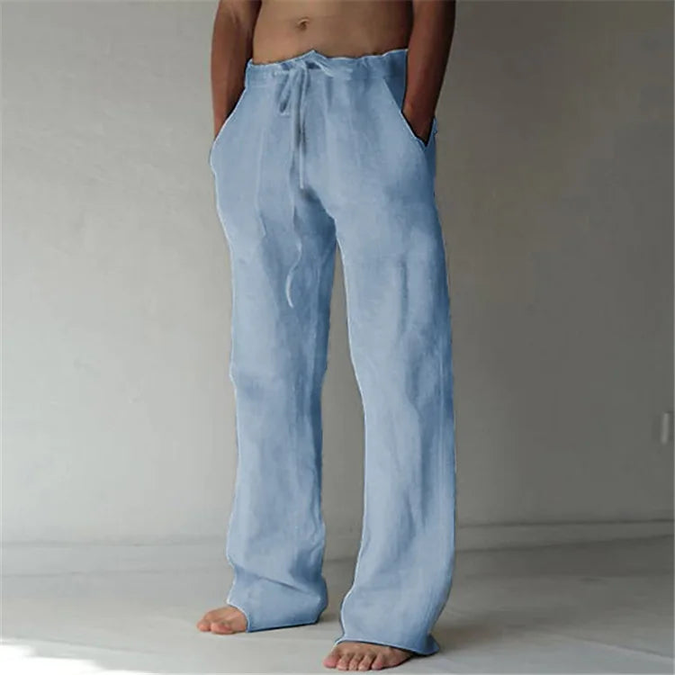 Linen trousers cotton and linen
