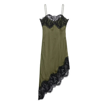 Solid Color Sleeveless Casual Dress