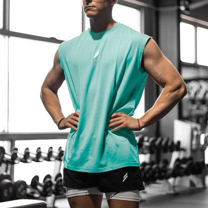 Sleeveless athletic shirt