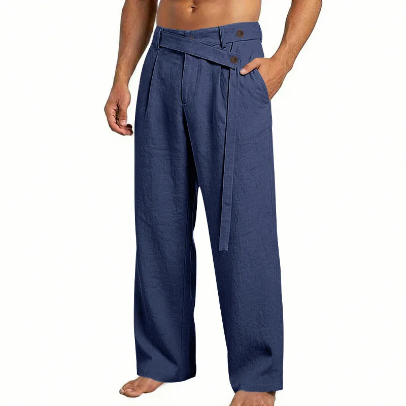 Linen Trousers, Naples Italian Style