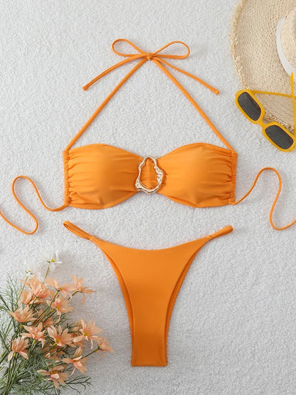 Santorini sexy bikini vacation