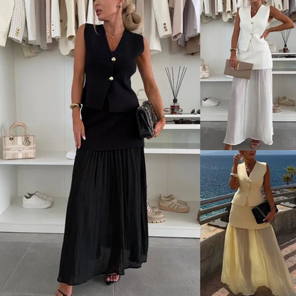 Two-piece summer vacation set