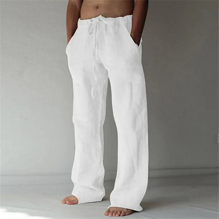 Linen trousers cotton and linen
