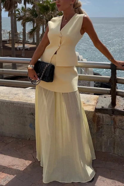 Two-piece summer vacation set
