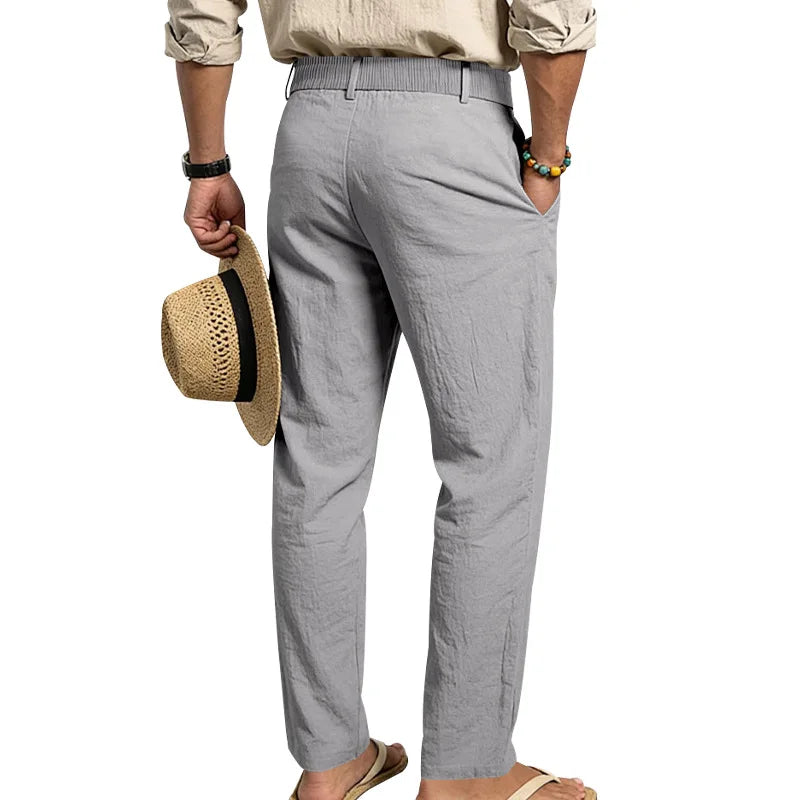 Linen Trousers, Naples Italian Style