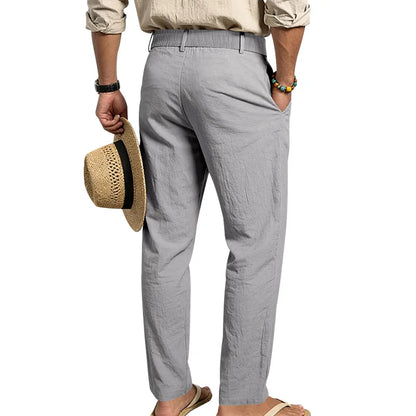 Linen Trousers, Naples Italian Style