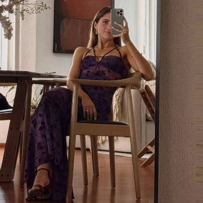 Discreet elegant floral dress