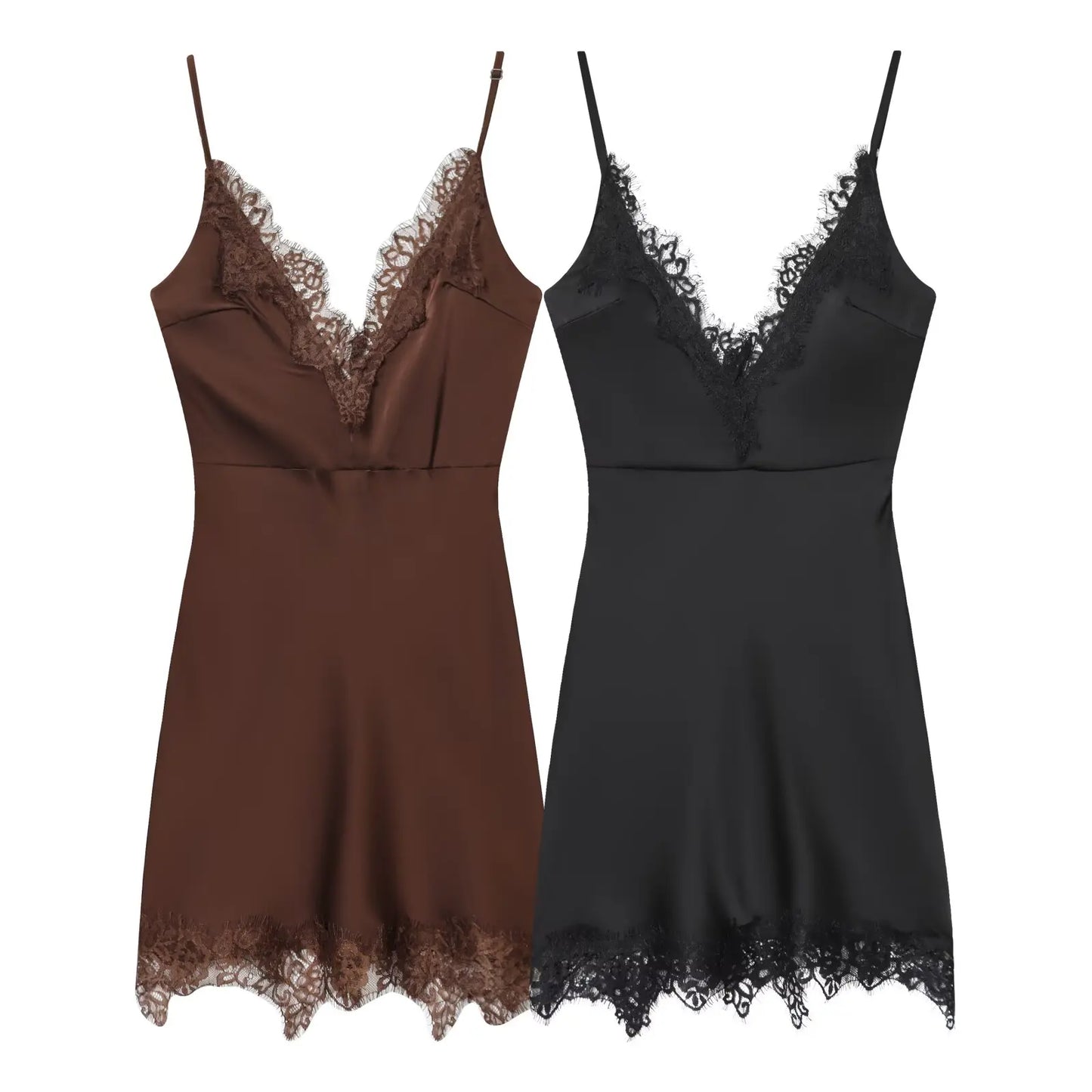 Stylish and sexy fashionable slip dress