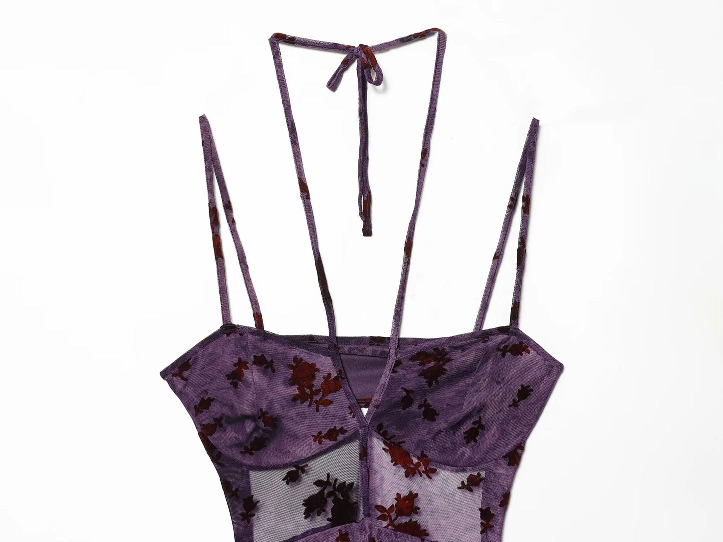 Discreet elegant floral dress