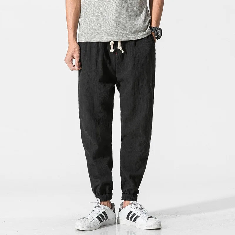 Casual Cotton Linen Harem Pants