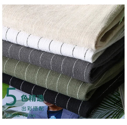 Breathable Linen and Cotton Casual Style Pants