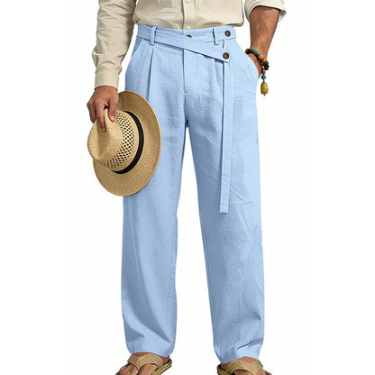 Linen Trousers, Naples Italian Style
