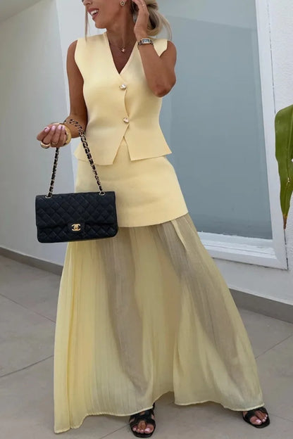 Two-piece summer vacation set