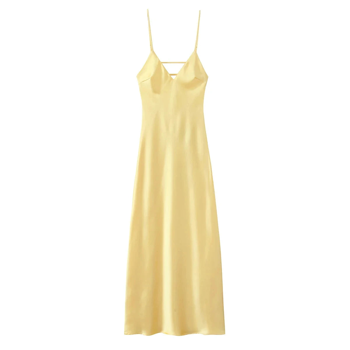 Elegant sexy satin dress