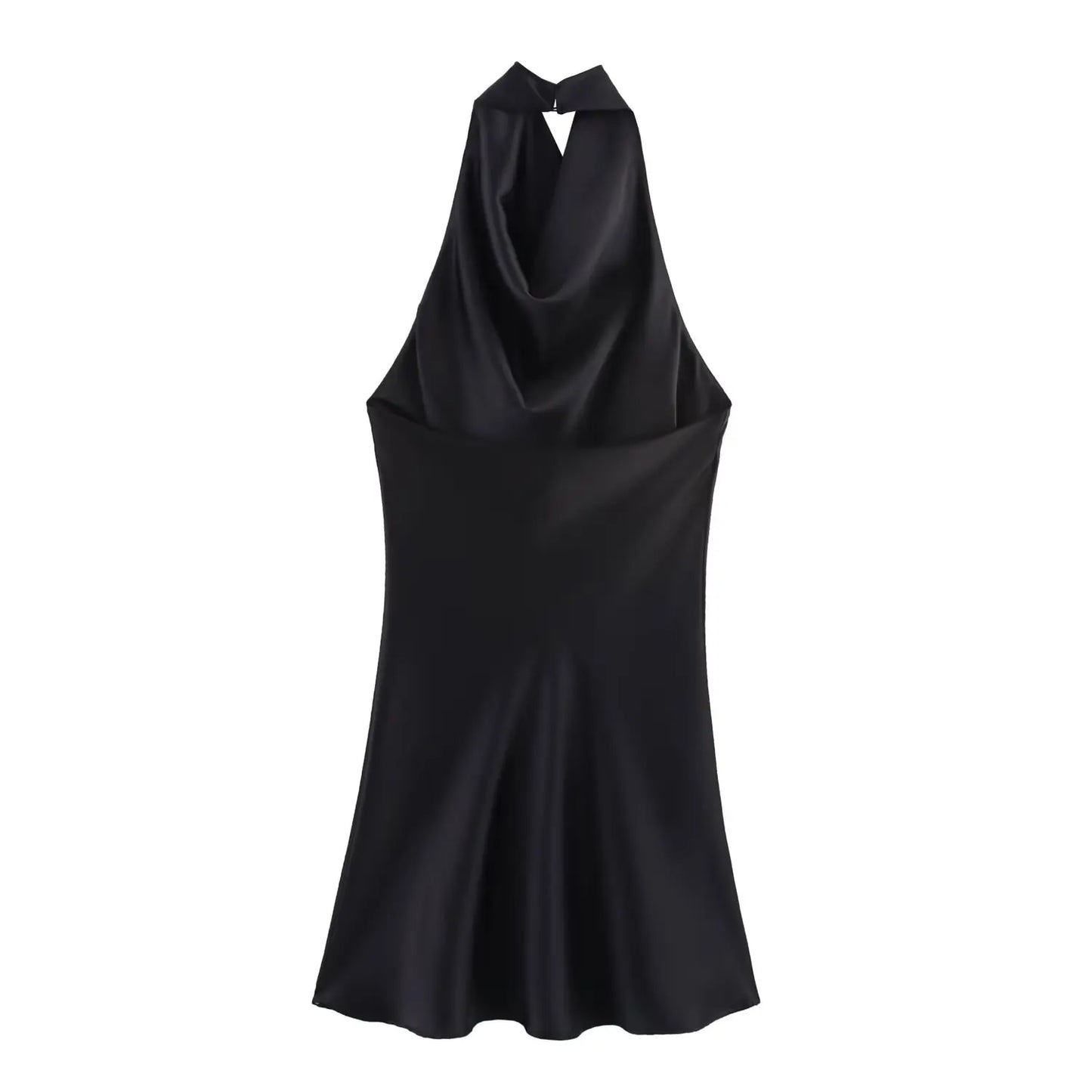 satin textured dress
