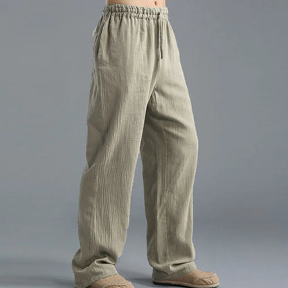 Pants casual Cotton and linen