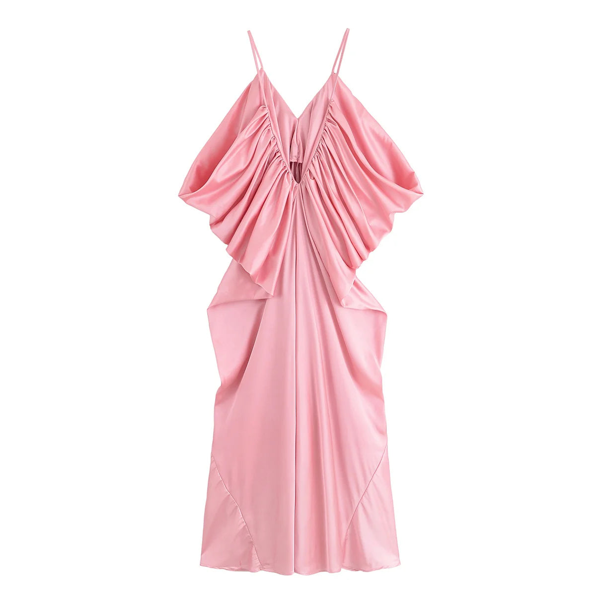 Elegant long cocktail dress