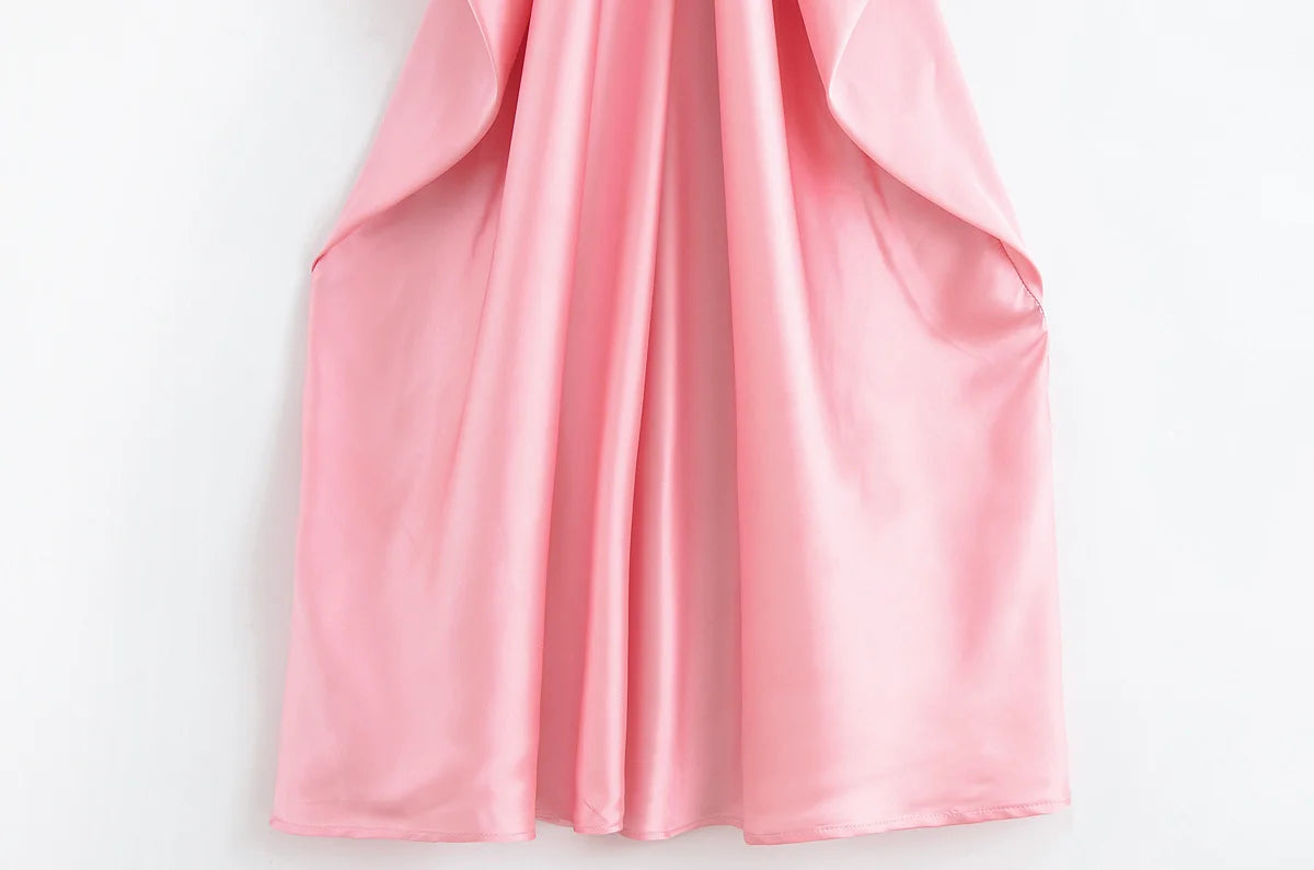 Elegant long cocktail dress