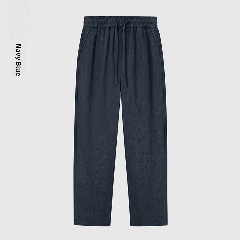 Chino-Style Linen Pants