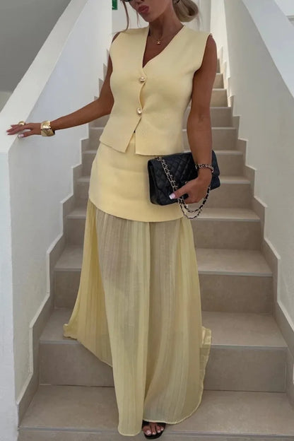 Two-piece summer vacation set